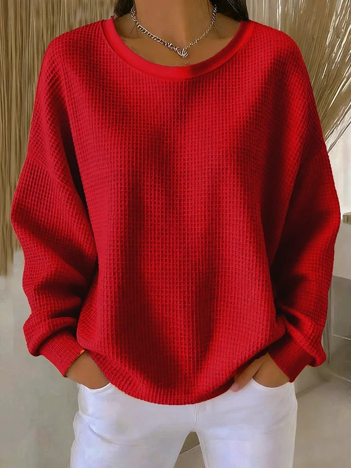 The SoftBloom WaffleKnit™ Sweater