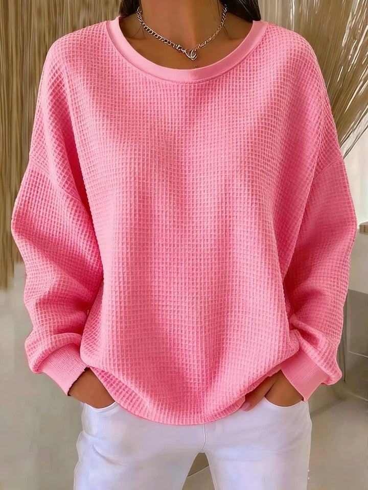 The SoftBloom WaffleKnit™ Sweater