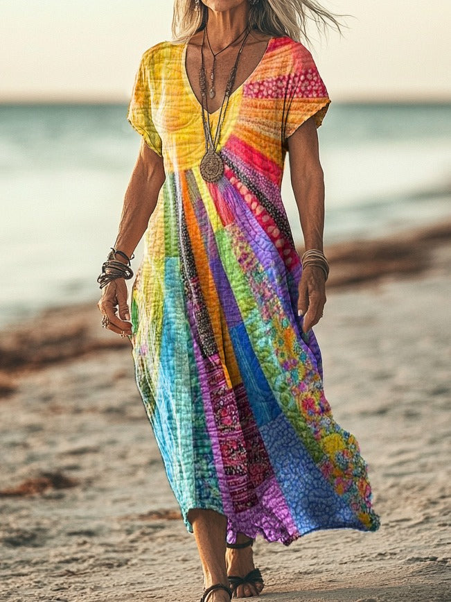Bohemian Suncrest Dress