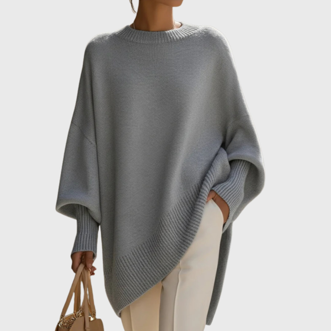 The Livia LuxeWarm™ | Knit Poncho