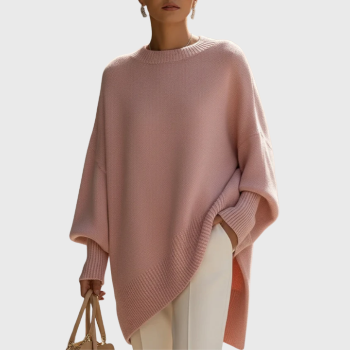 The Livia LuxeWarm™ | Knit Poncho