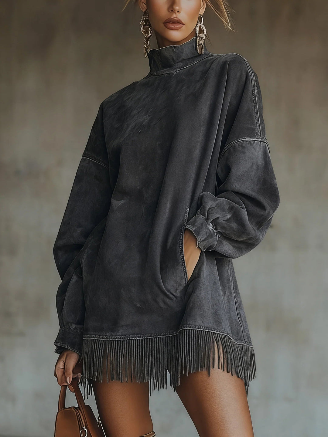 The Willow Crest Fringe Dress