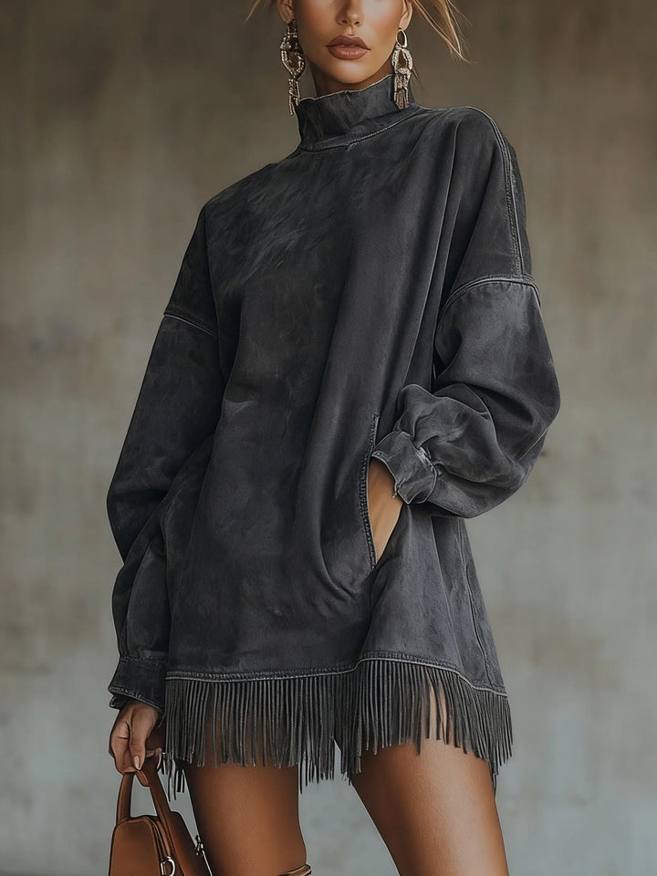 The Willow Crest Fringe Dress