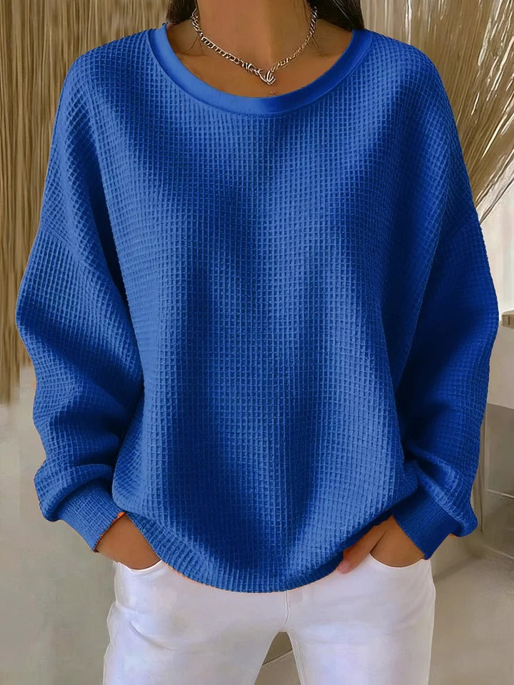 The SoftBloom WaffleKnit™ Sweater